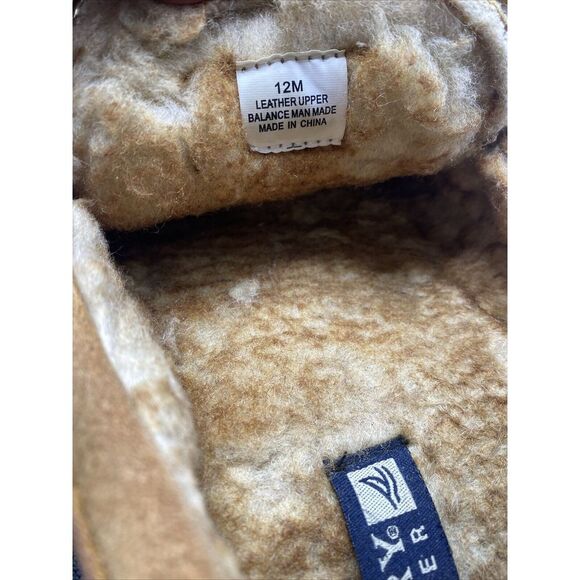 Sperry Trapper Slippers Mens Size 12M Brown Leather Moccasin Shoes Slip On 3037 - Picture 12 of 14